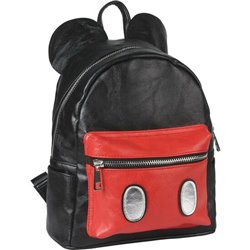 MOCHILA CASUAL MODA POLIPIEL MICKEY NEGRO