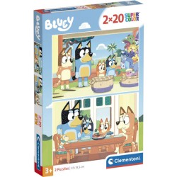 PUZZLE BLUEY 2X20PZS