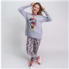 PIJAMA LARGO SINGLE JERSEY MINNIE GRAY