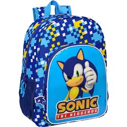 MOCHILA DE 33 CM ADAPT.CARRO SONIC "SPEED"