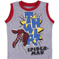 PIJAMA CORTO TIRANTES SINGLE JERSEY SPIDERMAN GRIS