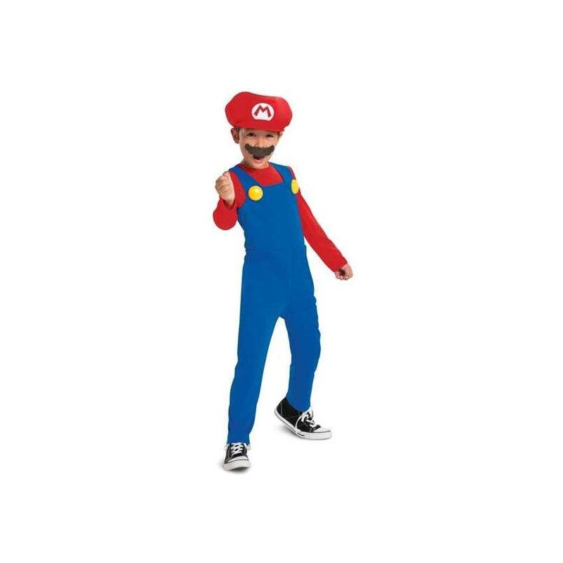 DISFRAZ NINTENDO SUPER MARIO DE LUJO TALLA. 4-6 AÑOS