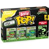 BLISTER 4 FIGURAS BITTY POP TORTUGAS NINJA BLIT