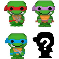 BLISTER 4 FIGURAS BITTY POP TORTUGAS NINJA BLIT