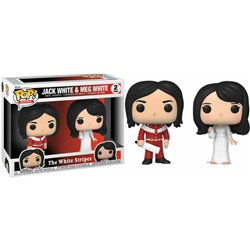 SET 2 FIGURAS POP THE WHITE STRIPES JACK WHITE AND MEG WHITE