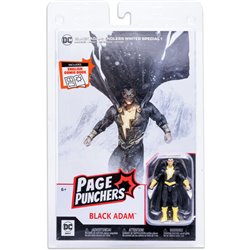 FIGURA BLACK ADAM + COMIC ENDGLESS DC COMICS 7CM