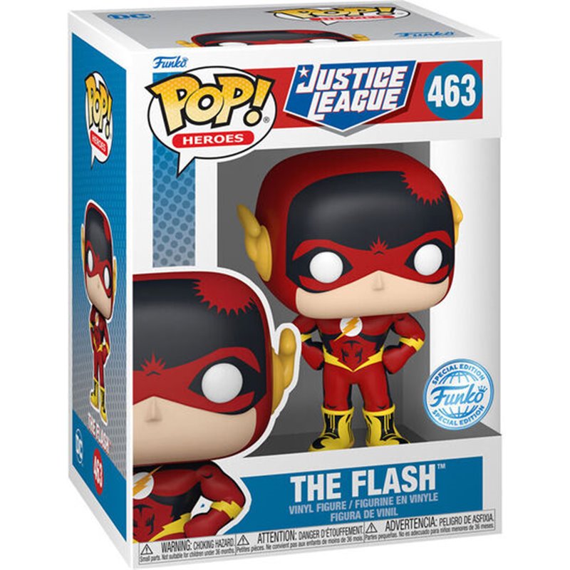 FIGURA POP DC COMICS JUSTICE LEAGUE THE FLASH EXCLUSIVE