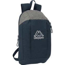 MINI MOCHILA CREMALLERA VERTICAL KAPPA "DARK NAVY"