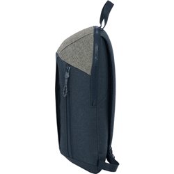 MINI MOCHILA CREMALLERA VERTICAL KAPPA "DARK NAVY"