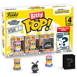 BLISTER 4 FIGURAS BITTY POP MINIONS SERIES 4