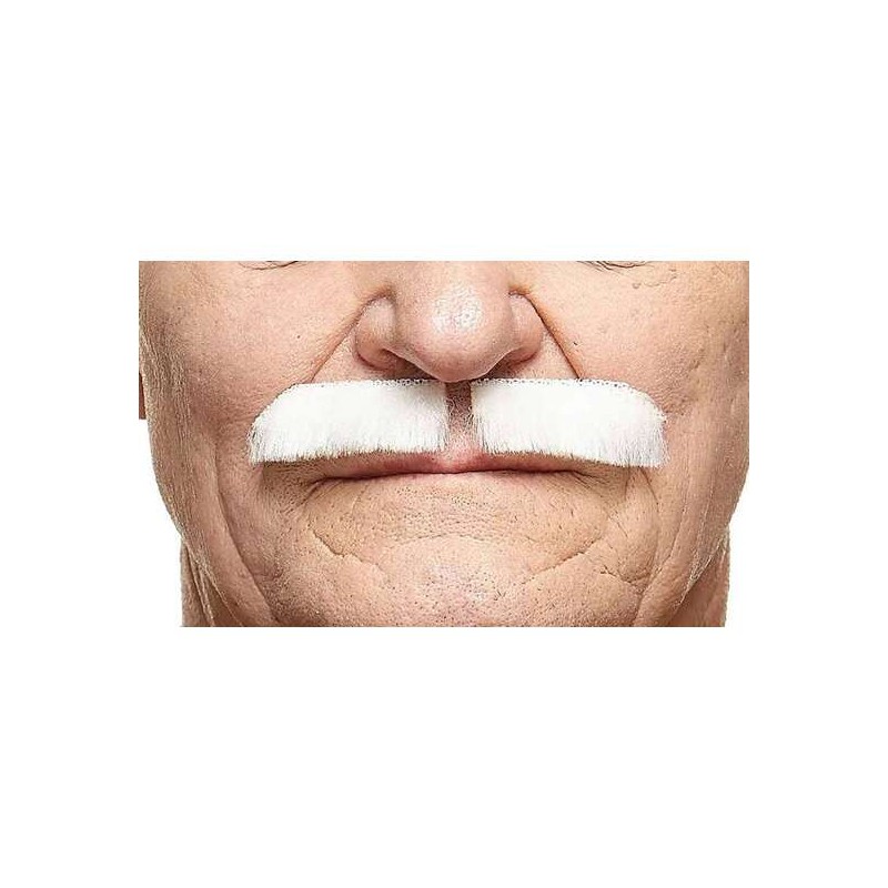 BIGOTE BLANCO TALLA ÚNICA