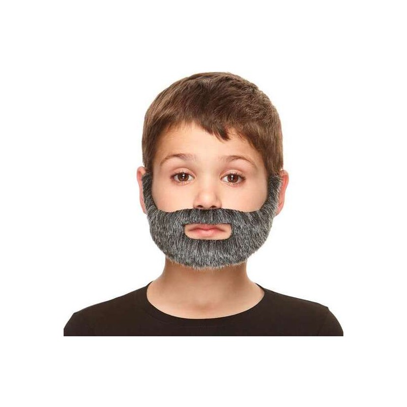 BIGOTE Y BARBA INFANTIL CANOSO TALLA ÚNICA