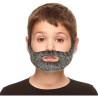 BIGOTE Y BARBA INFANTIL CANOSO TALLA ÚNICA