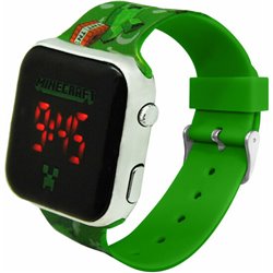 RELOJ MINECRAFT LED