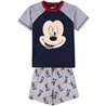 PIJAMA CORTO SINGLE JERSEY PUNTO MICKEY GRAY