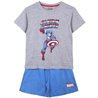 PIJAMA CORTO SINGLE JERSEY PUNTO MARVEL GRAY