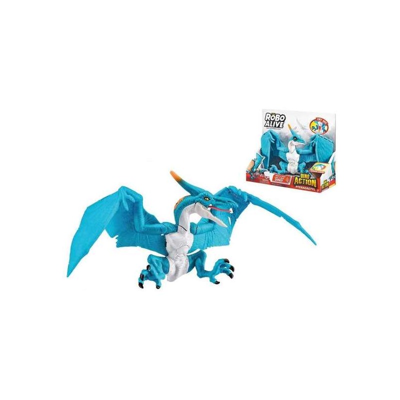 FIGURA DINOSAURIO PTERODÁCTILO ROBO ALIVE, DINO ACTION, 43X18X8CM