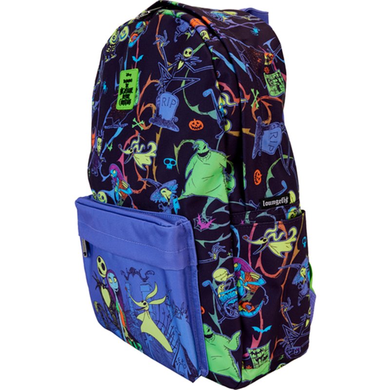 MOCHILA NYLON PESADILLA ANTES DE NAVIDAD DISNEY LOUNGEFLY 43CM