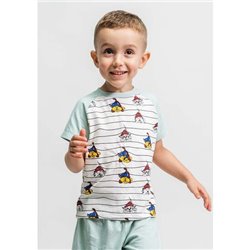 PIJAMA CORTO SINGLE JERSEY PAW PATROL GREEN