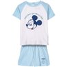 PIJAMA CORTO SINGLE JERSEY MICKEY LIGHT BLUE