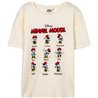 CAMISETA CORTA SINGLE JERSEY MINNIE BEIGE