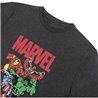 CAMISETA CORTA SINGLE JERSEY PUNTO MARVEL DARK GRAY