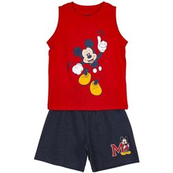 PIJAMA CORTO SINGLE JERSEY TIRANTES MICKEY RED