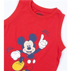 PIJAMA CORTO SINGLE JERSEY TIRANTES MICKEY RED