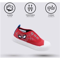 ZAPATILLA LONETA SUELA PVC ELÁSTICOS SPIDERMAN RED