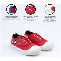 ZAPATILLA LONETA SUELA PVC ELÁSTICOS SPIDERMAN RED