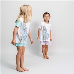 PIJAMA CORTO FROZEN LIGHT BLUE