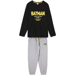 PIJAMA LARGO SINGLE JERSEY BATMAN BLACK