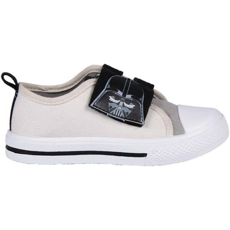 ZAPATILLA LONETA SUELA PVC ALGODÓN STAR WARS GRAY