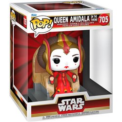 FIGURA POP DELUXE STAR WARS QUEEN AMIDALA ON THE THRONE