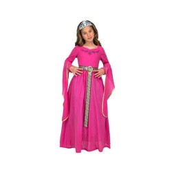 DISFRAZ PRINCESA MEDIEVAL ROSA TALLA 5-6 Y