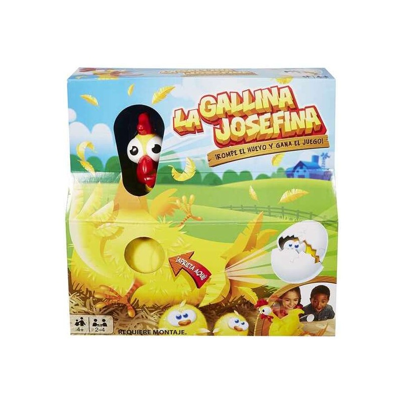 JUEGO LA GALLINA JOSEFINA PULSA EL PECHO Y CACAREA