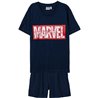 PIJAMA CORTO SINGLE JERSEY MARVEL DARK BLUE