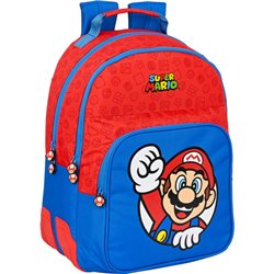 MOCHILA DOBLE ADAPT.CARRO SUPER MARIO