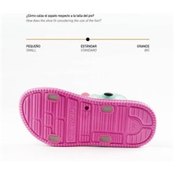 SANDALIAS CASUAL GOMA PEPPA PIG PINK