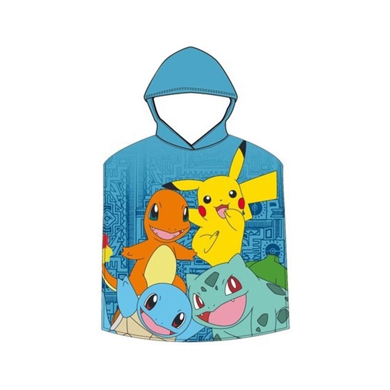 PONCHO DE MICROFIBRA POKEMON 