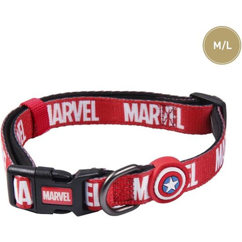 COLLAR PREMIUM PARA PERROS M/L MARVEL