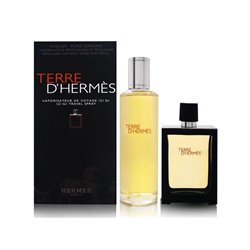 Terre D'hermes Eau De Perfume Spray Refillable 30ml Set 2 Pieces - man