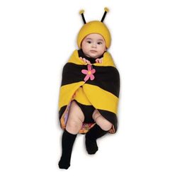 DISFRAZ BEBE ABEJA MAYA CON MANTA TALLA 0-6 M