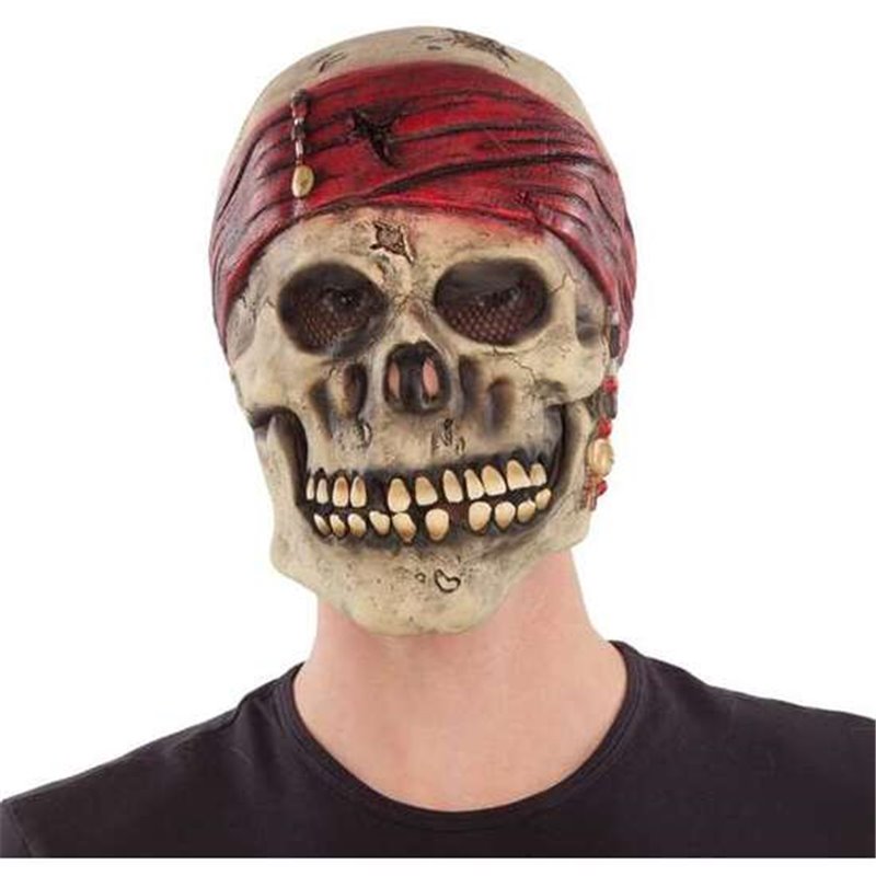 FULL SKULL LATEX MASK ONE SIZE