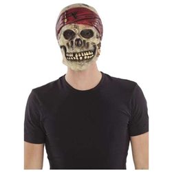 FULL SKULL LATEX MASK ONE SIZE