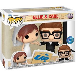 BLISTER 2 FIGURAS POP DISNEY UP ELLIE & CARL EXCLUSIVE