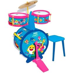 BATERIA SENCILLA C/BANQUETA BABY SHARK