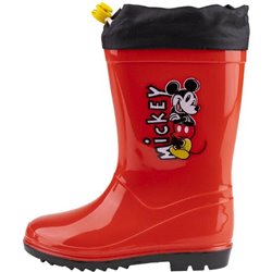 BOTAS LLUVIA PVC MICKEY RED