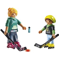 PLAYMOBIL DUOPACK HOCKEY SOBRE PATINES