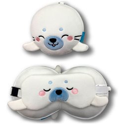 ALMOHADA VIAJE ANTIFAZ KAI LA FOCA ADORAMALS RELAXEAZZZ